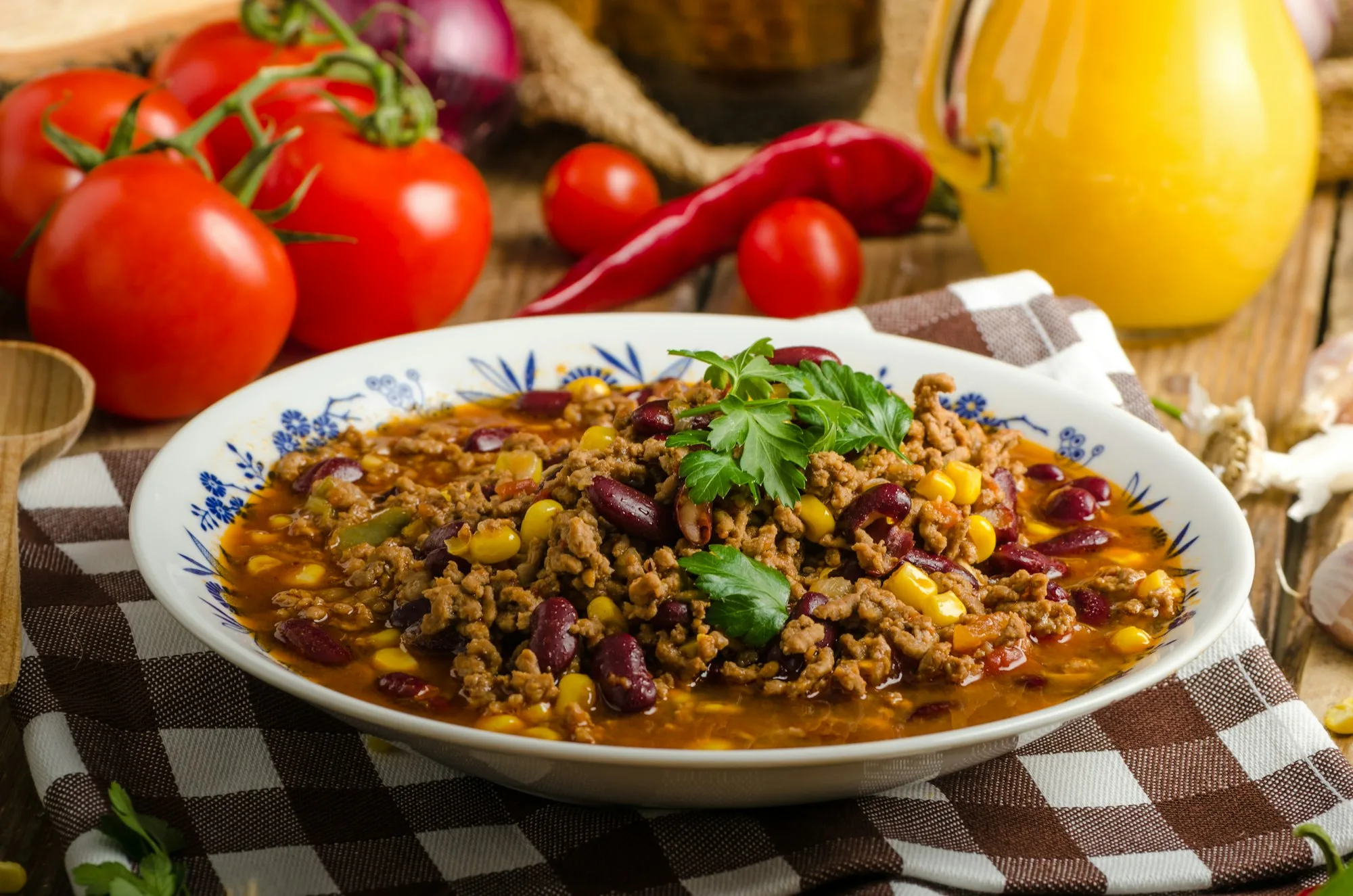Kaneel in chili con carne
